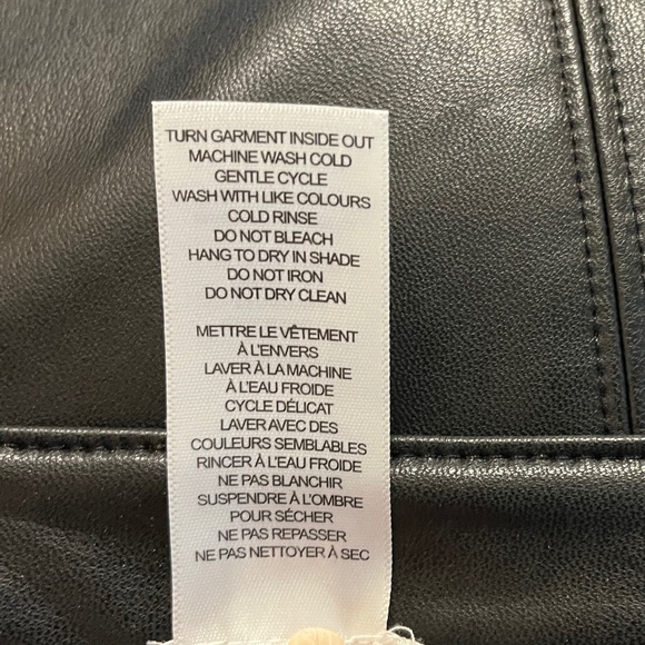 Cleo Soft Faux Leather Midi Skirt Black Size 16 - Picture 8 of 14